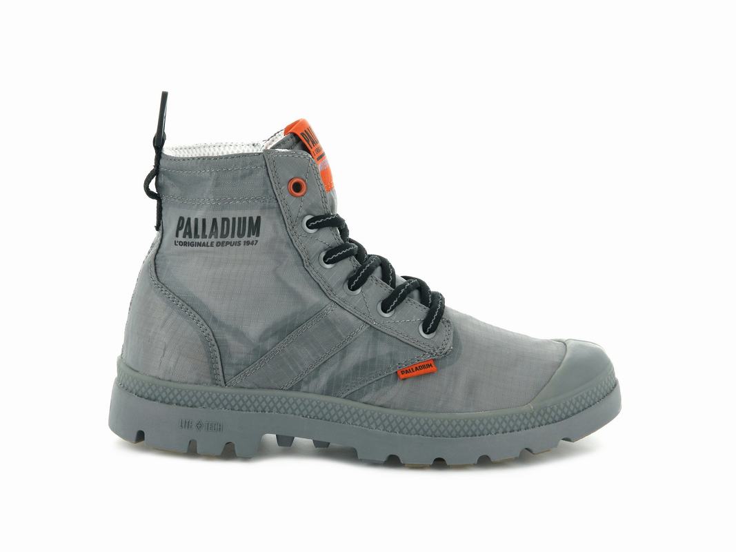 Botas Palladium Pampa Lite+ Vapor Wp+ Waterproof Hombre - Gris ||OERS-46521||